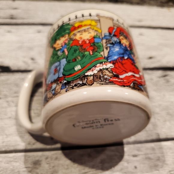 Vintage Potpourri Press Christmas Children Dog Coffe Tea Mug - Picture 6 of 7